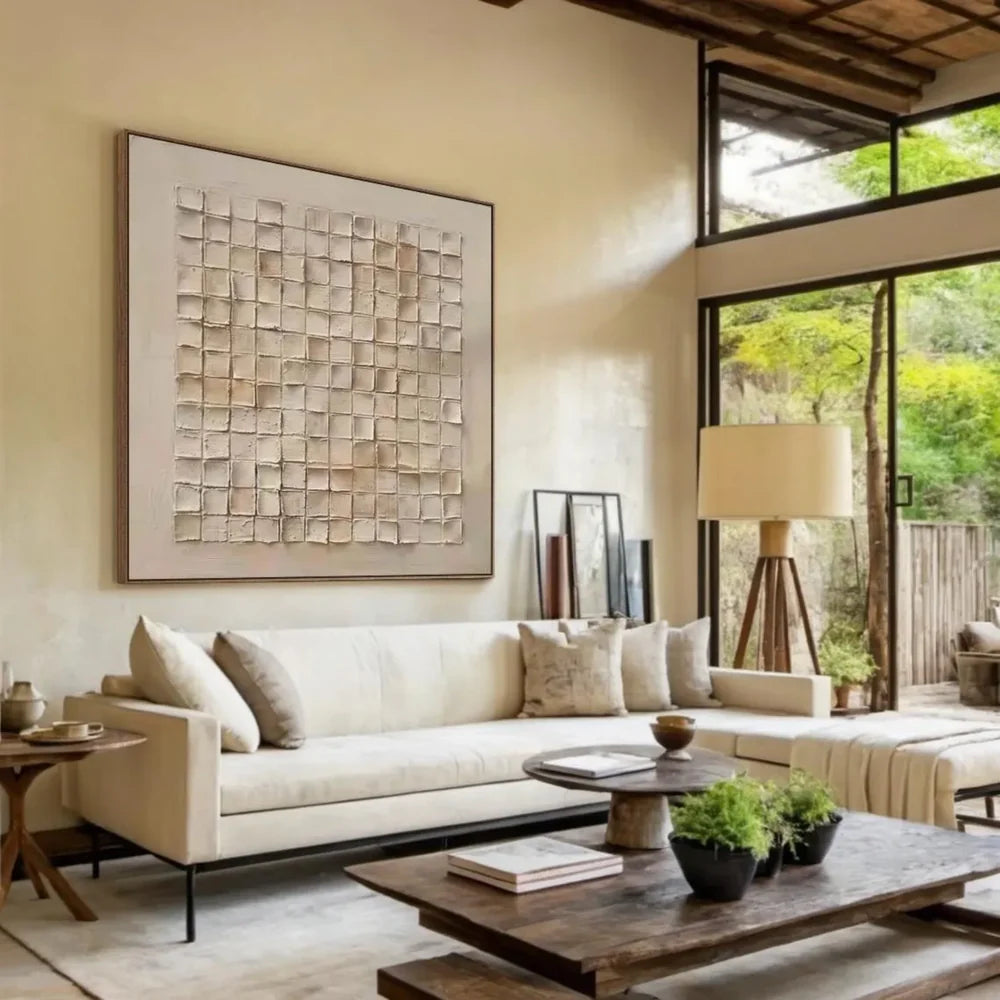 Wabi Sabi Textured Wall Art #VS060