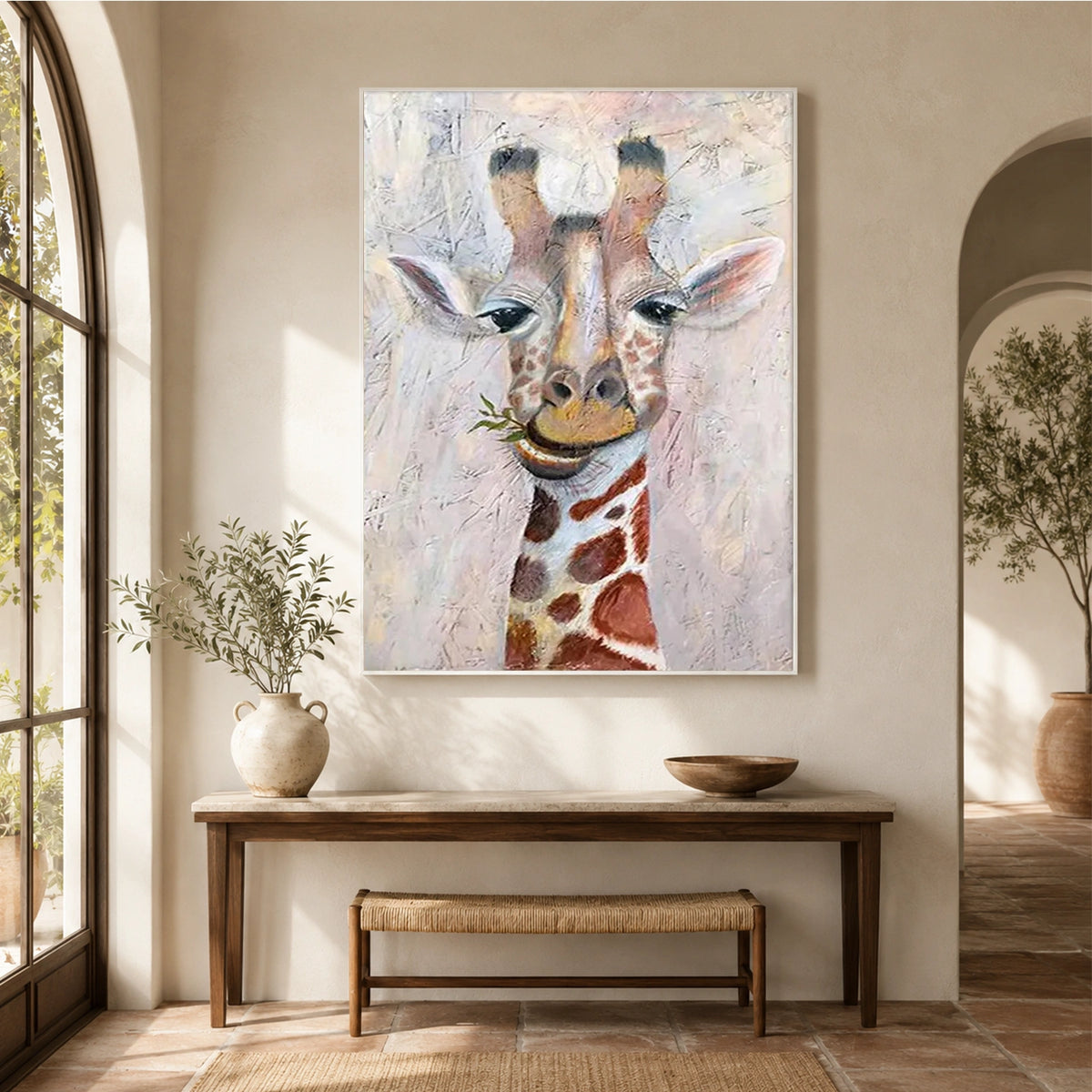 Abstract Animal Canvas Art #DW165
