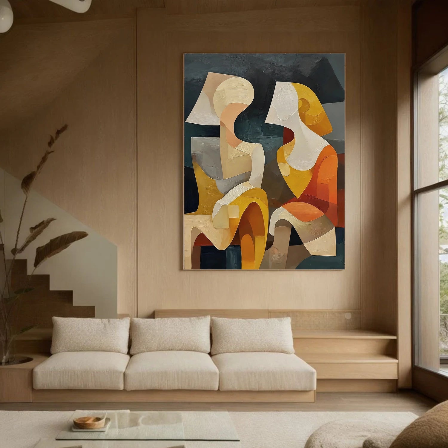 Abstract Portrait Wall Art # LA038