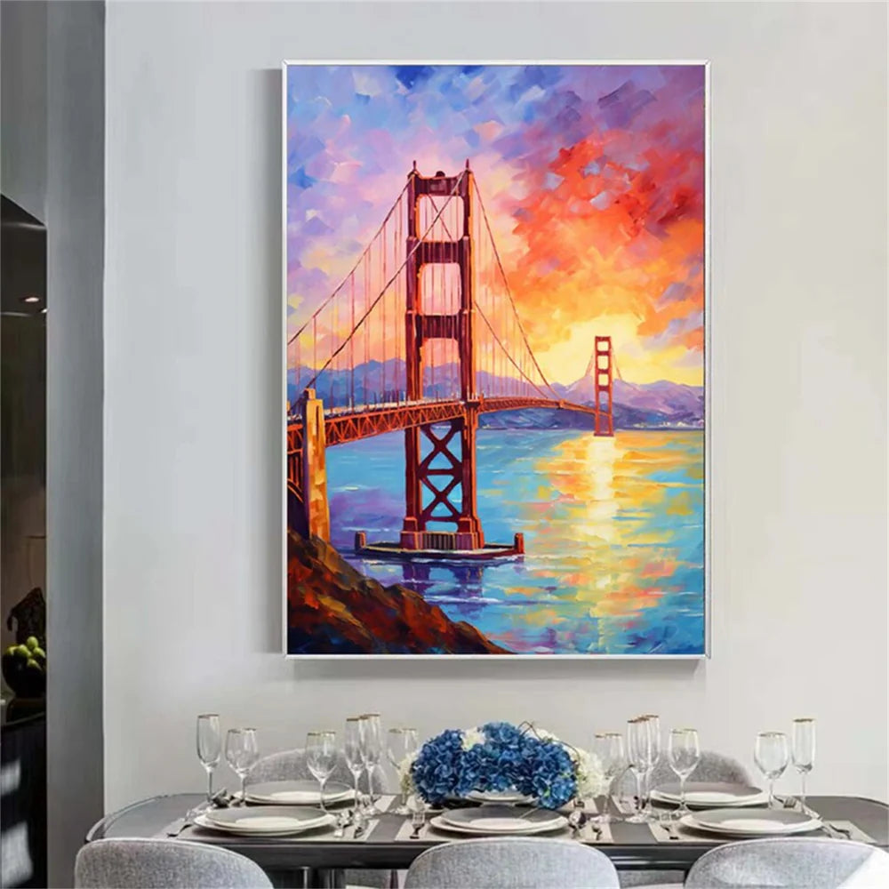 Abstract Urban Landscape Painting #UL007