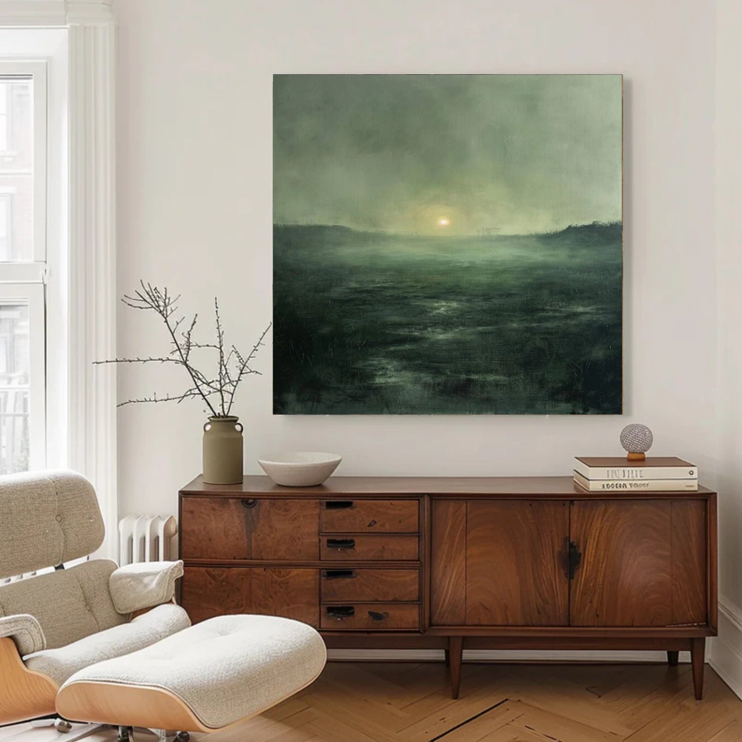 Abstract Mountain Canvas Art #BT041