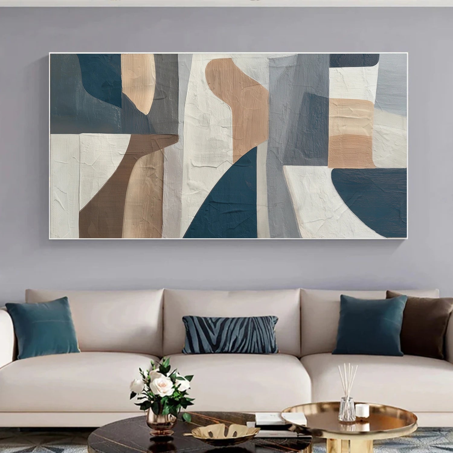 Abstract Textured Wall Art #VA183