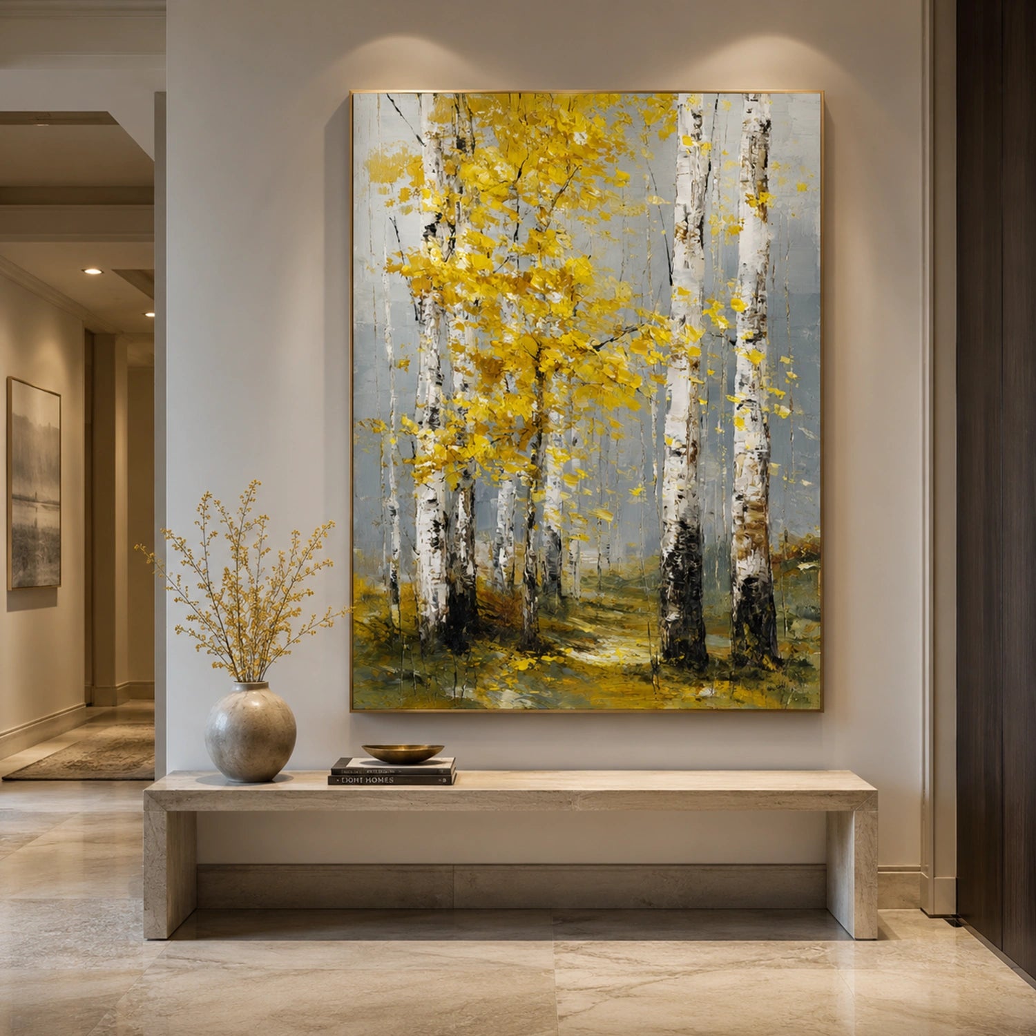 Abstract Flower And Tree Canvas Art #MF201