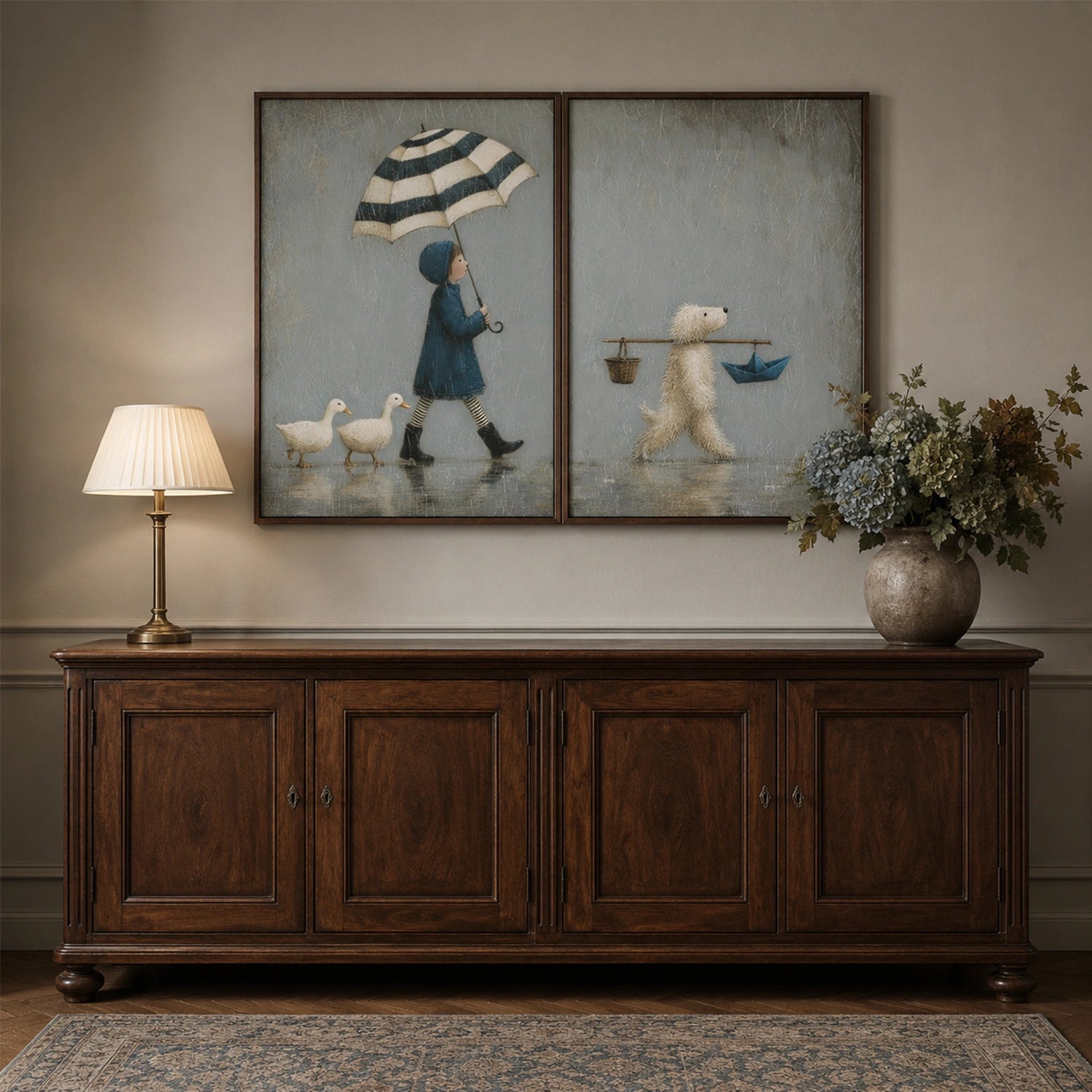 Portrait Wall Art Set of 2 #LA088