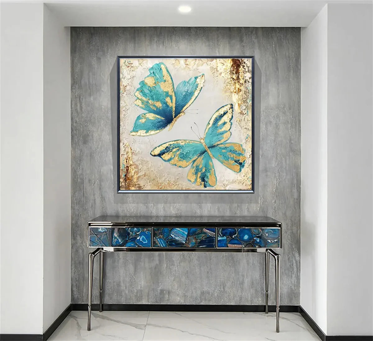 Abstract Animal Textured Canvas Art #DW046