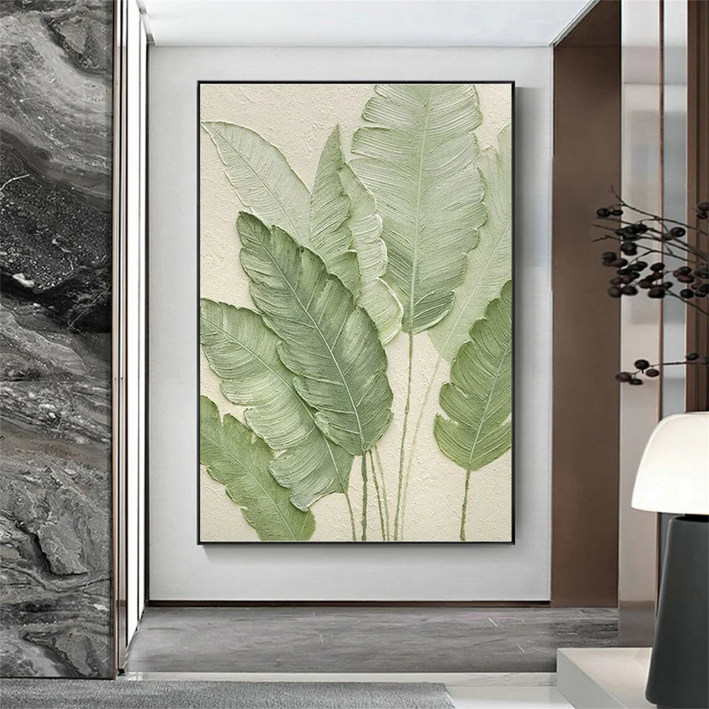 Abstract Flower And Tree Textured Canvas Art #MF065