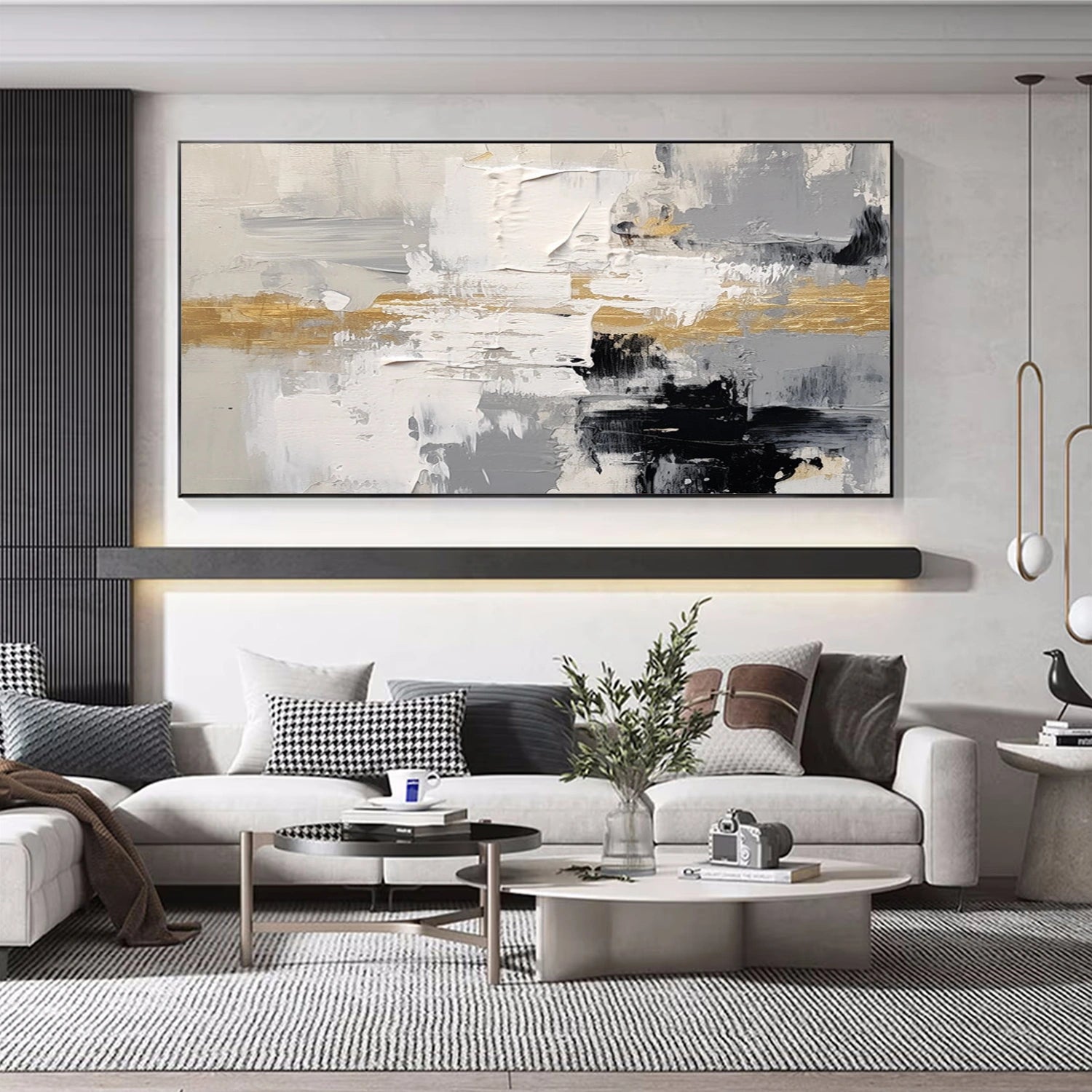Abstract Textured Wall Art #VA238