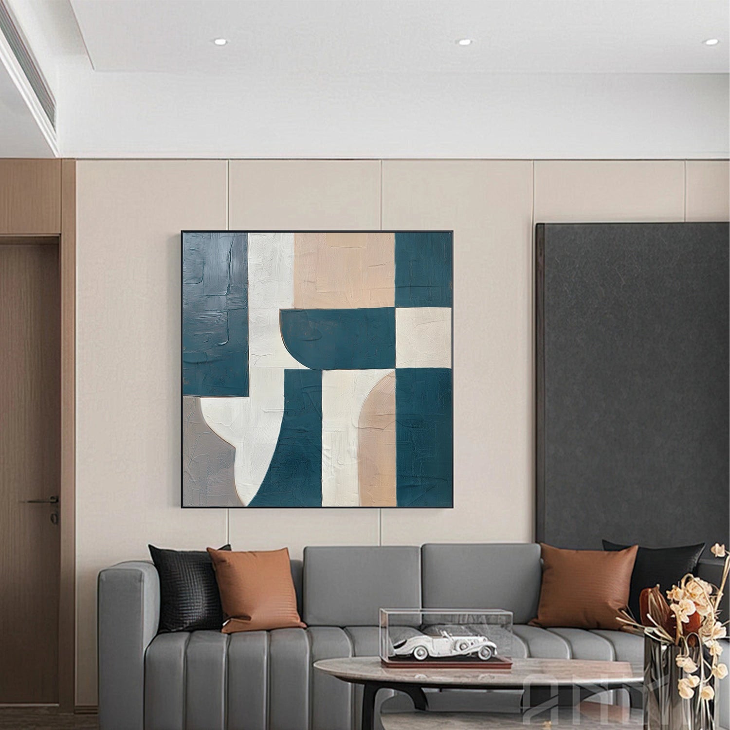 Abstract Textured Wall Art #VA187
