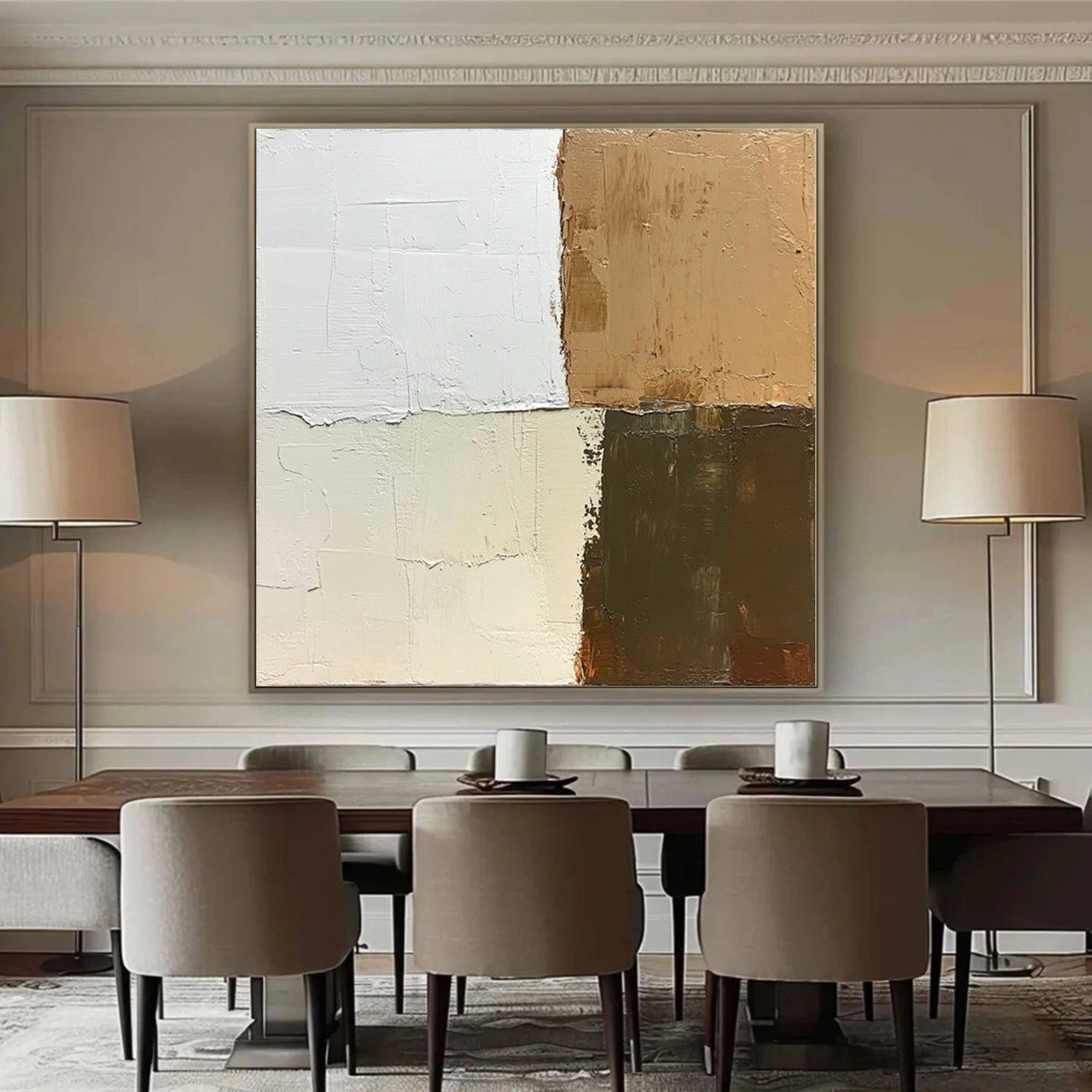 Abstract Textured Wall Art #VA236