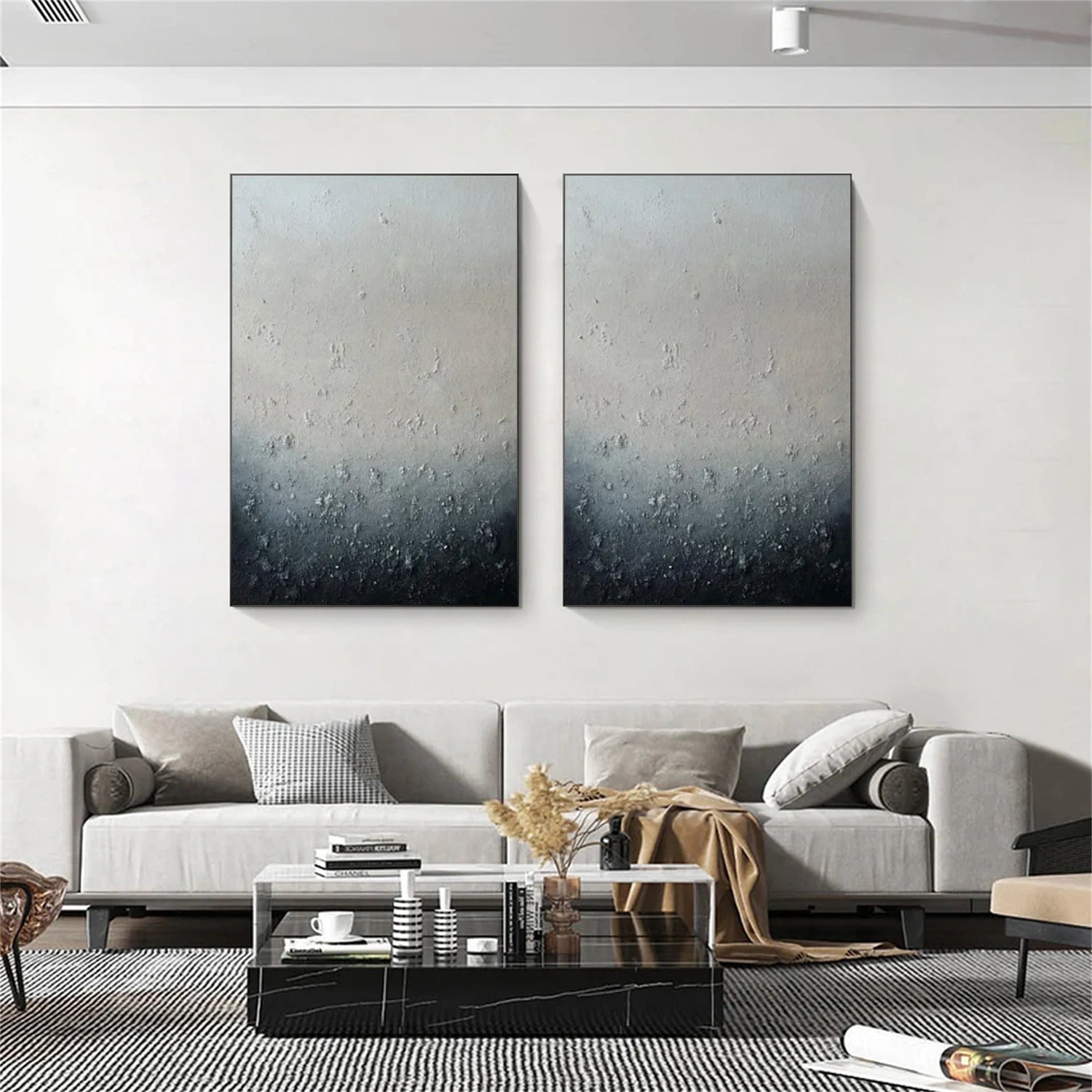 Abstract Textured Wall Art Set of 2 #VA141