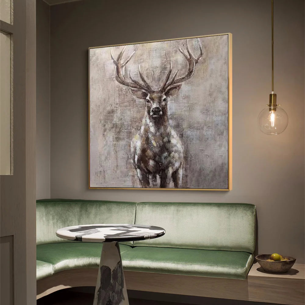 Abstract Animal Canvas Art #DW039