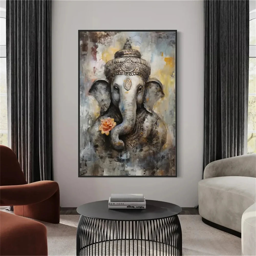 Abstract Animal Canvas Art #DW046