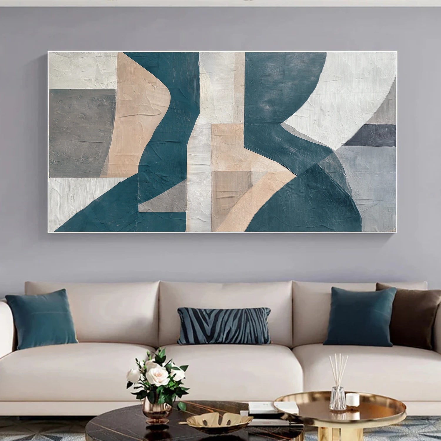 Abstract Textured Wall Art #VA184
