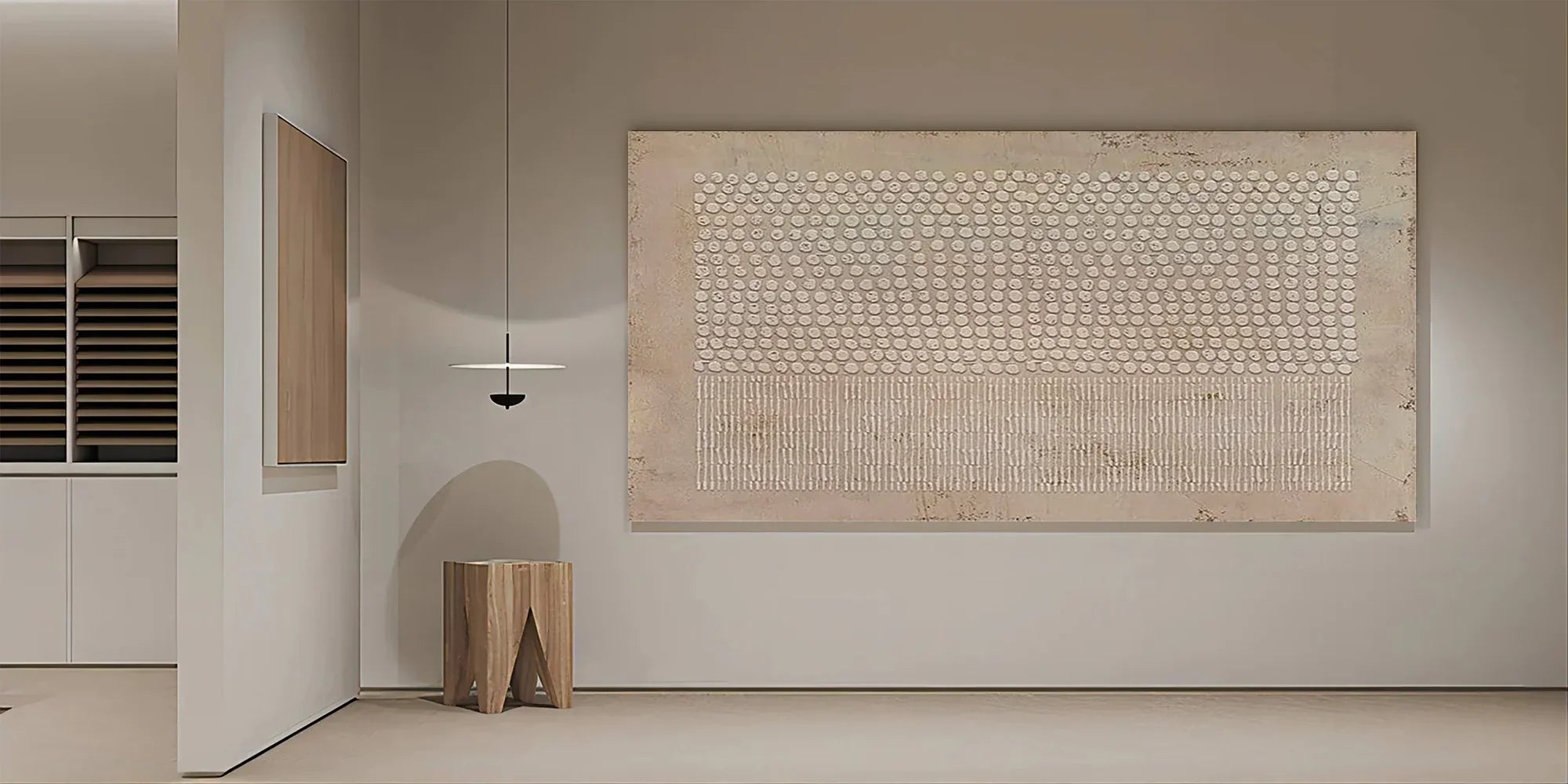 Wabi Sabi Textured Wall Art #VS009
