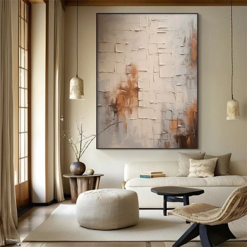 Wabi Sabi Textured Wall Art #VS026