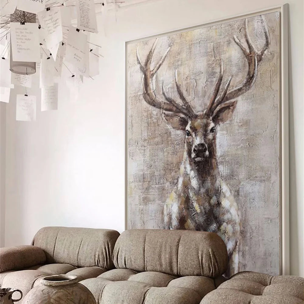 Abstract Animal Canvas Art #DW001