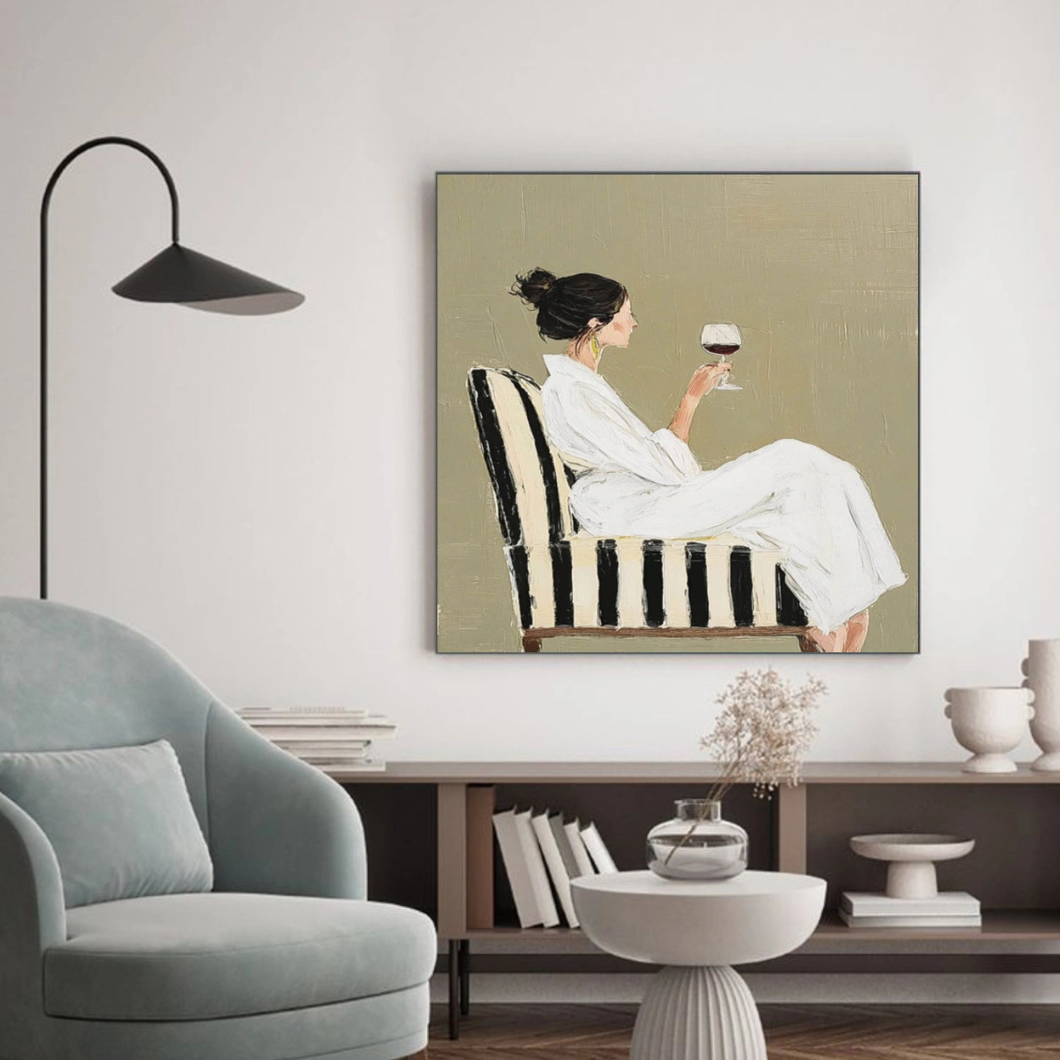 Abstract Portrait Wall Art #LA068