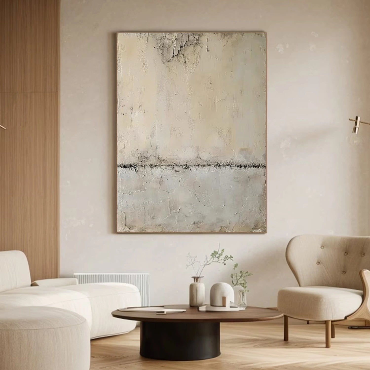 Wabi Sabi Textured Wall Art #VS099