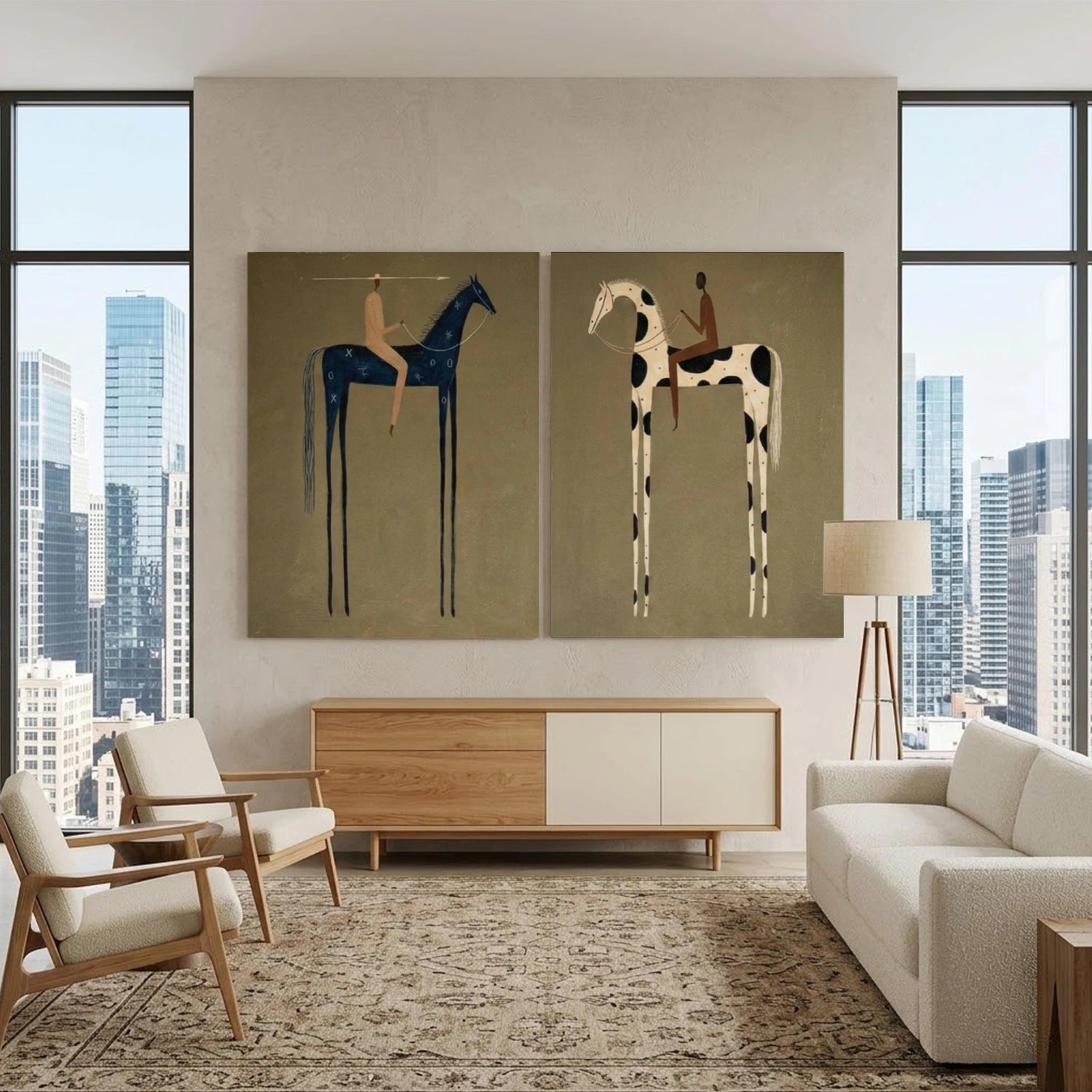 Americana Wall Art Set of 2 #AM029