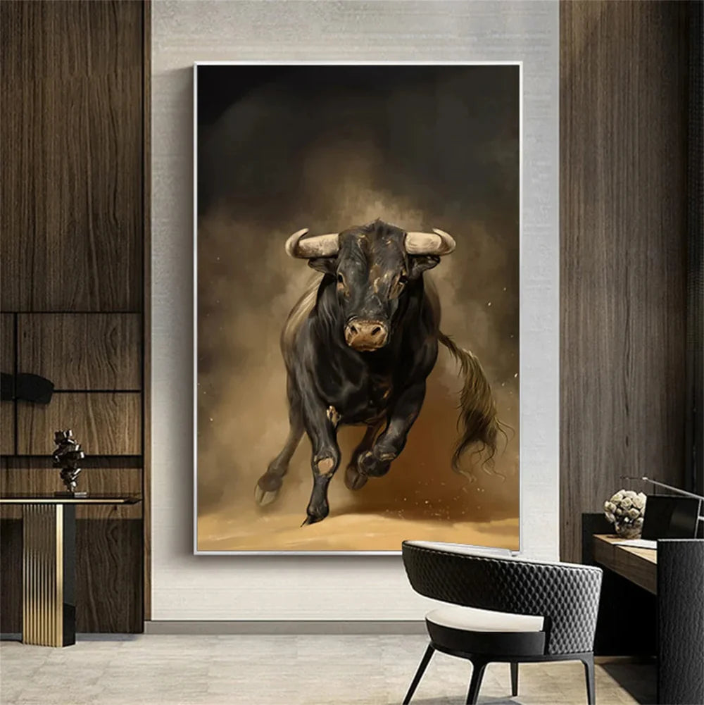 Abstract Animal Canvas Art #DW041