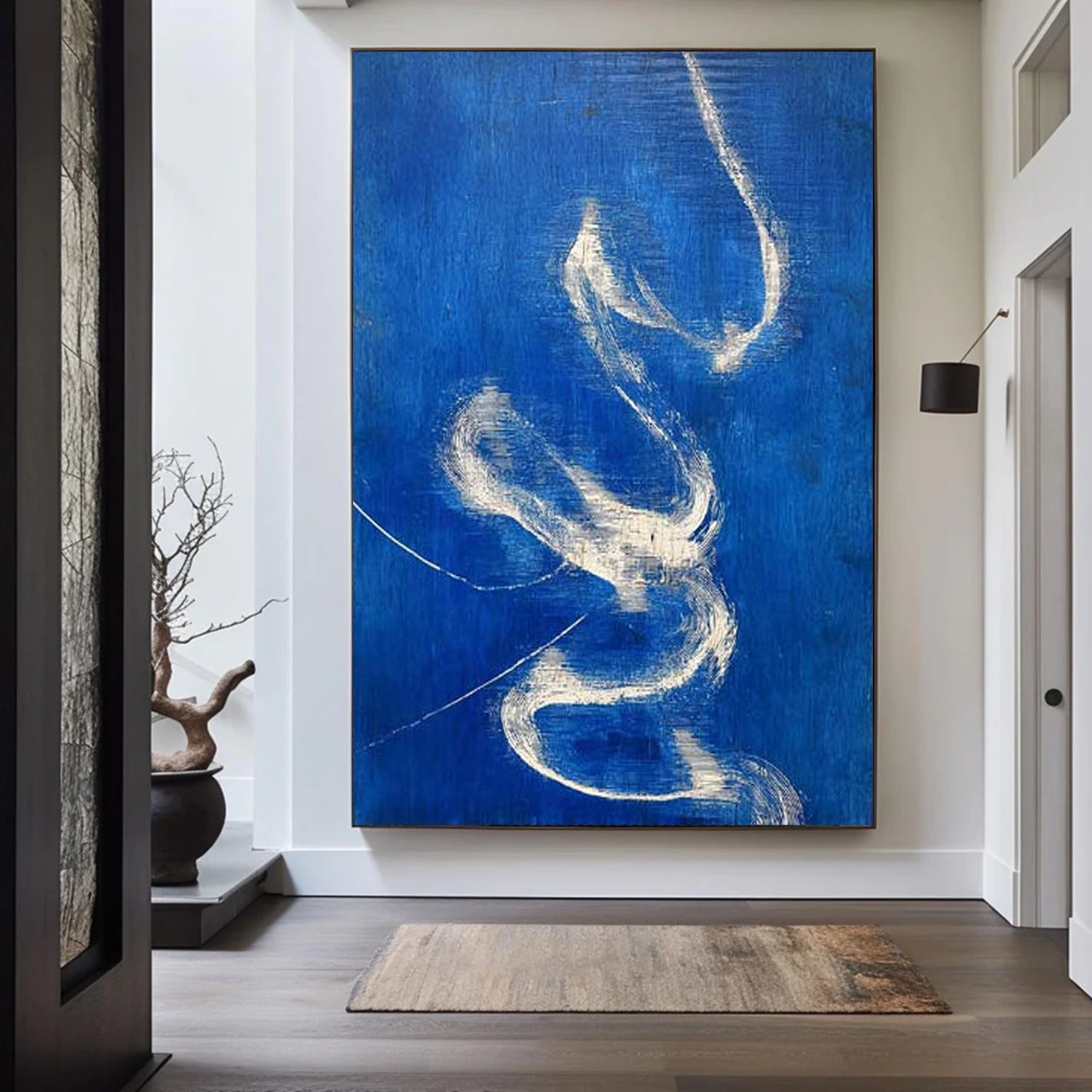 Blue Wabi Sabi Wall Art #VS214