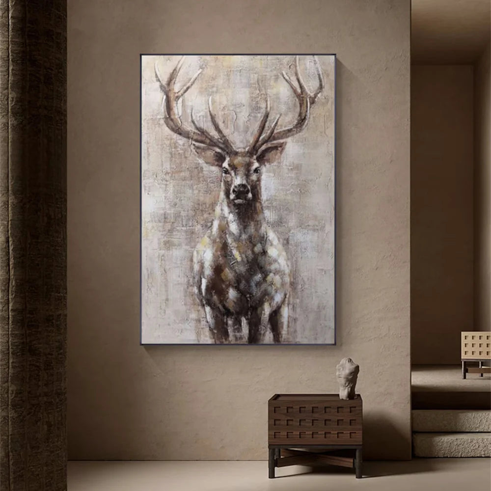 Abstract Animal Canvas Art #DW001