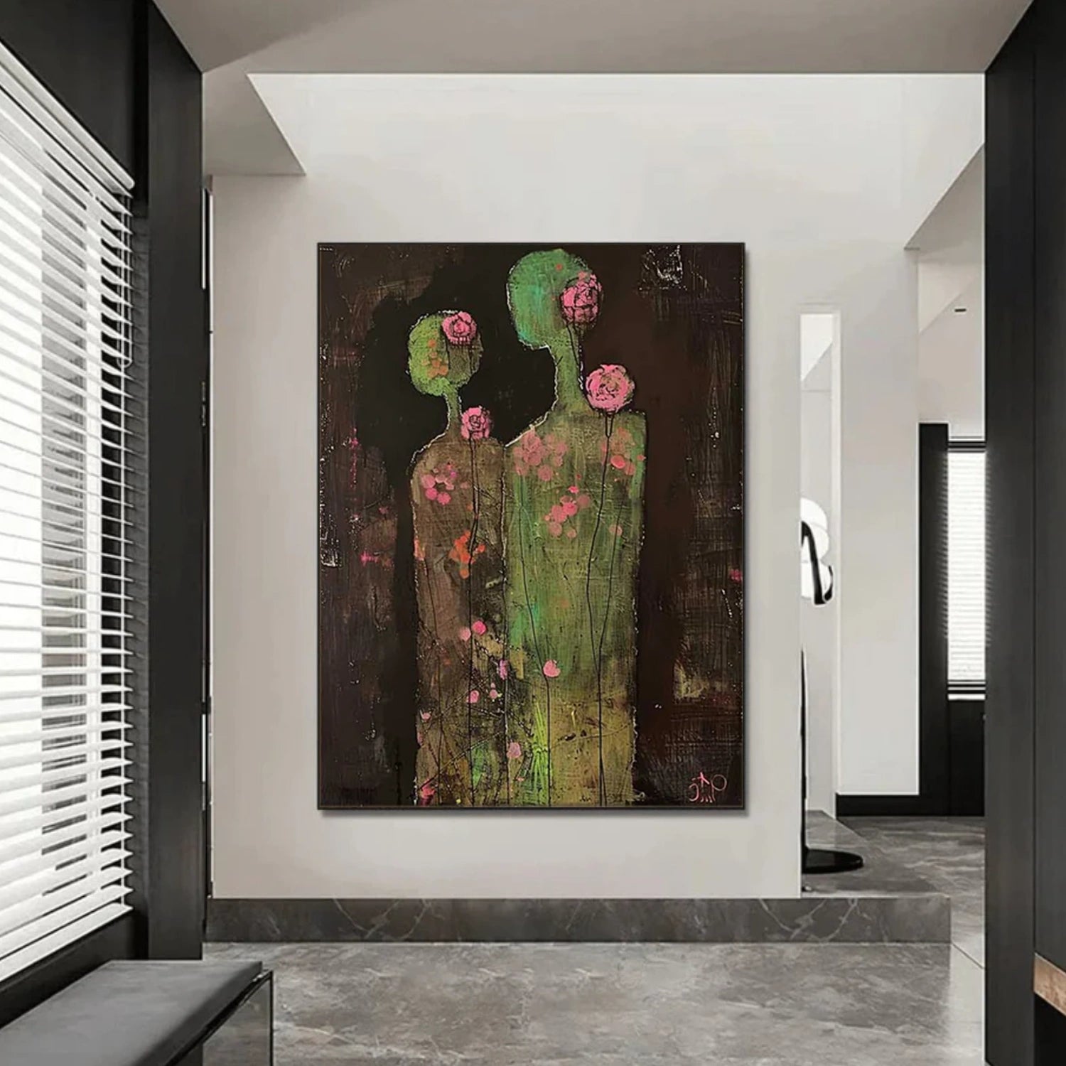Abstract Portrait Wall Art # LA054