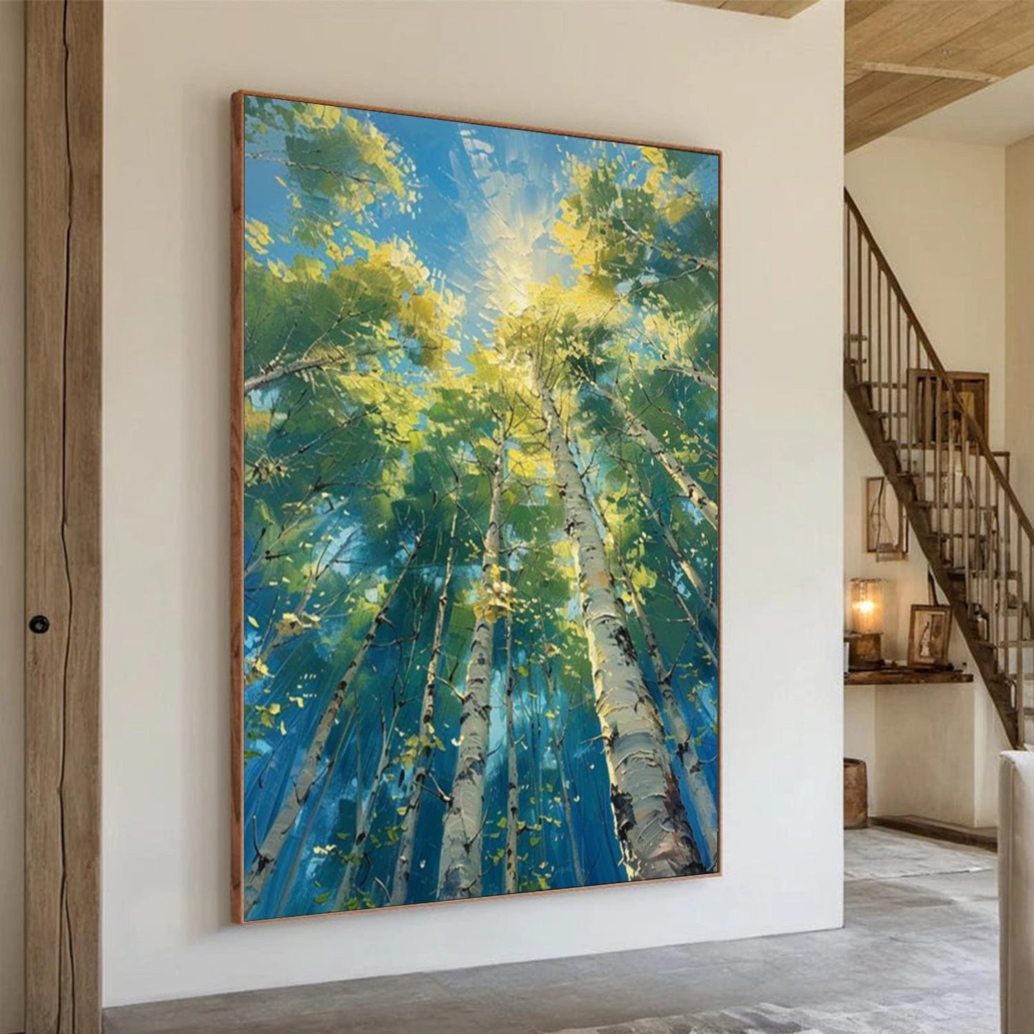 Abstract Flower And Tree Canvas Art #MF173