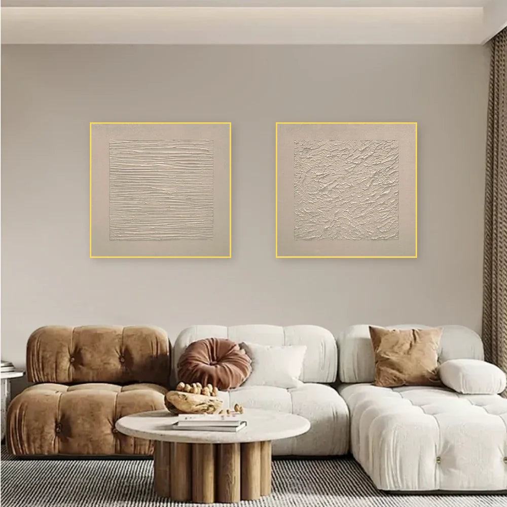 Wabi Sabi Textured Wall Art Set of 2 #VS016