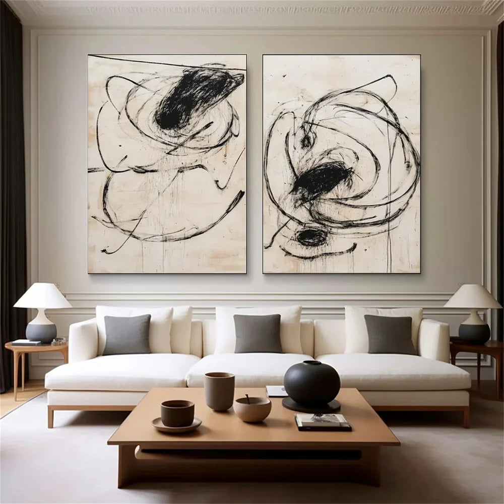 Wabi Sabi Wall Art Set of 2 #VS018