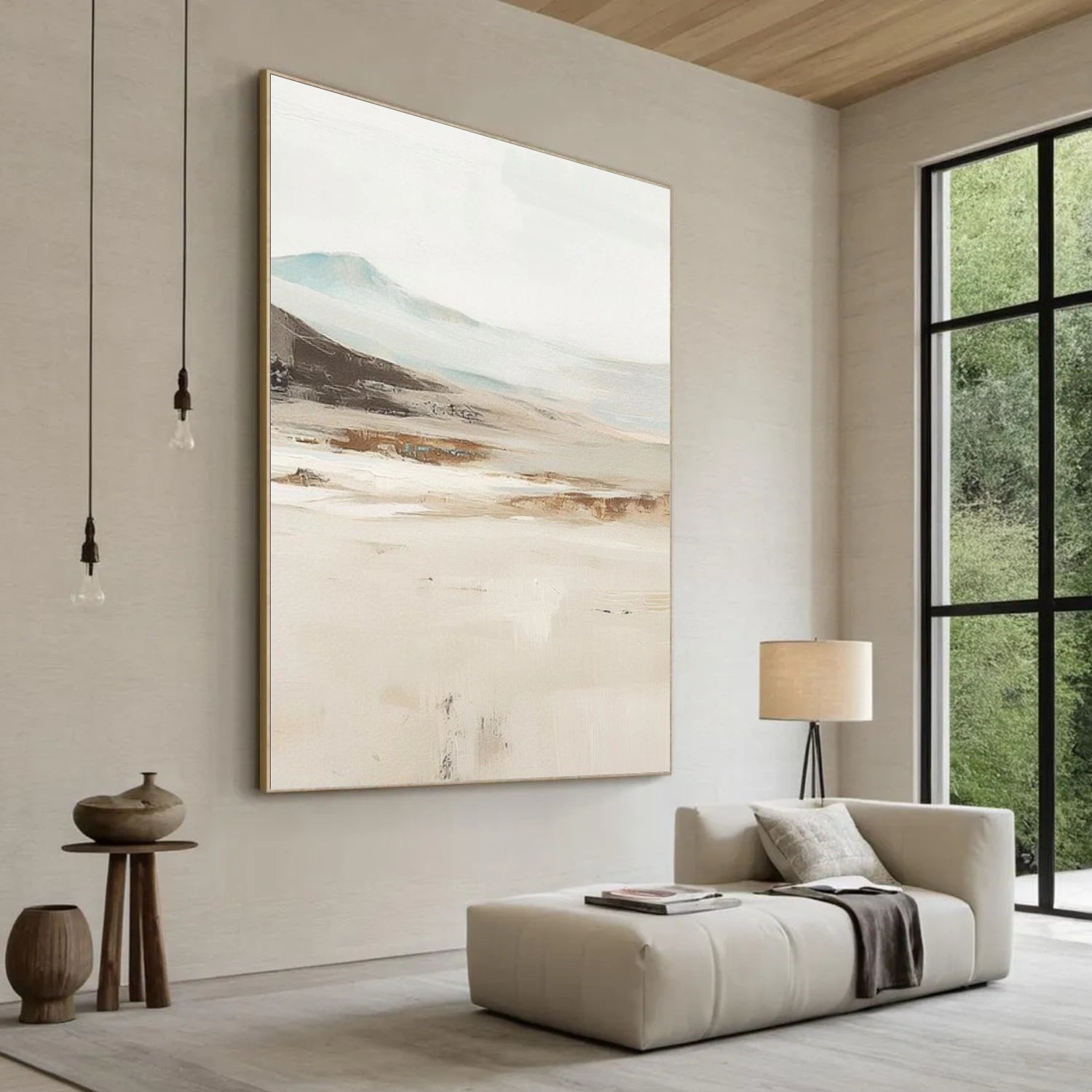 Abstract Mountain Canvas Art #BT066