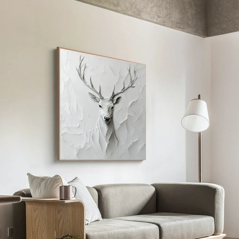 Abstract Animal Textured Canvas Art #DW056