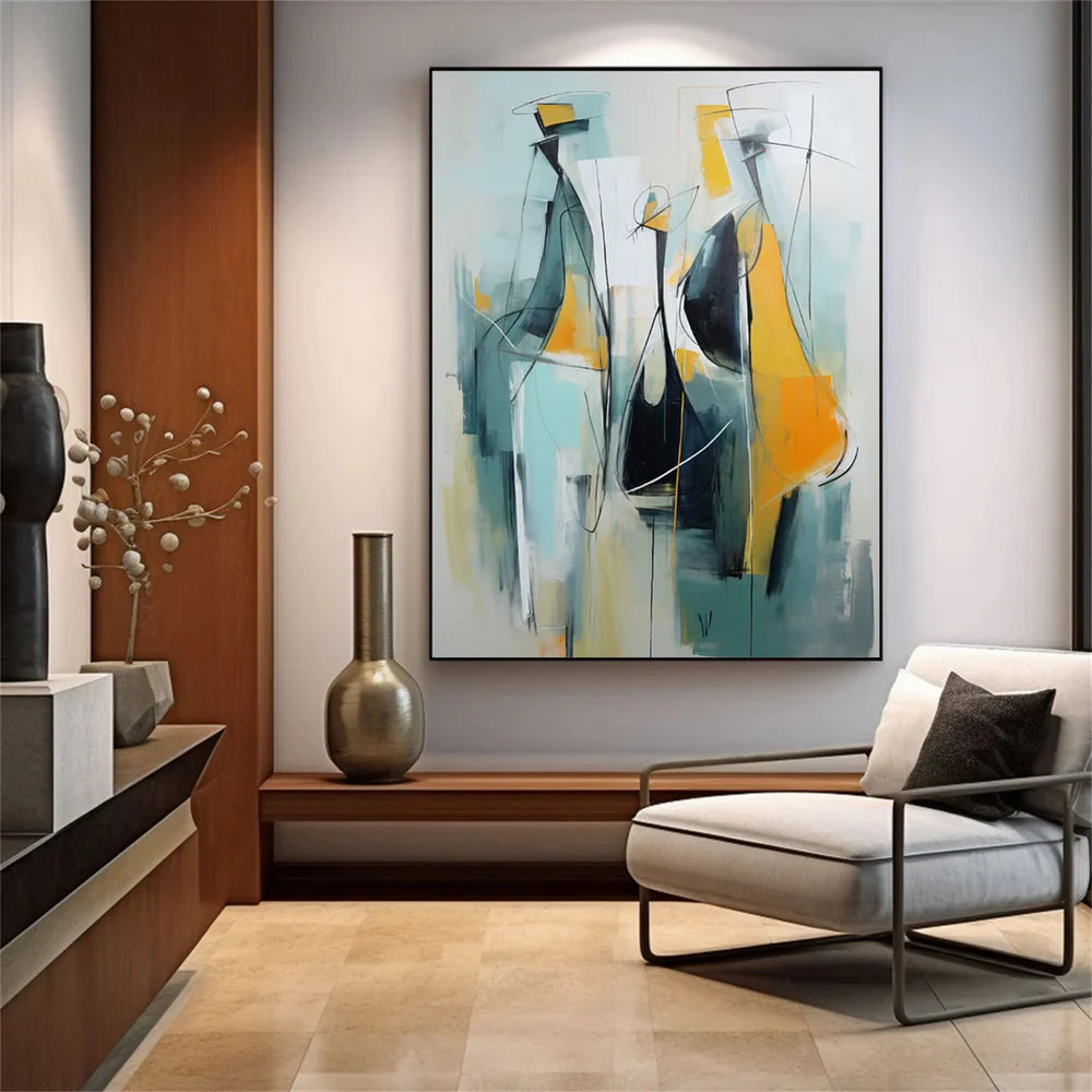 Contemporaty Abstract Minimalist Wall Art #CM006