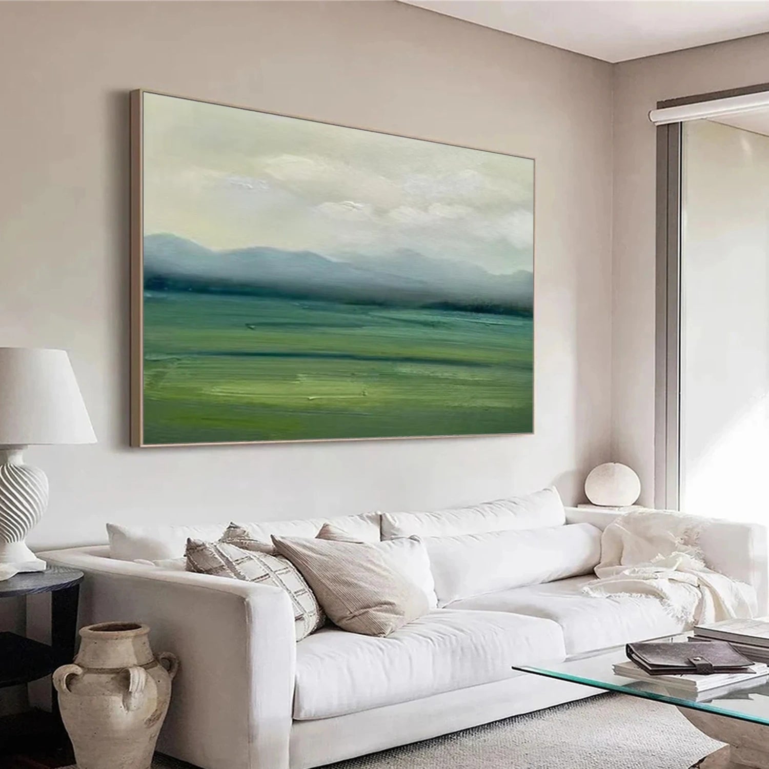 Abstract Mountain Canvas Art #BT043