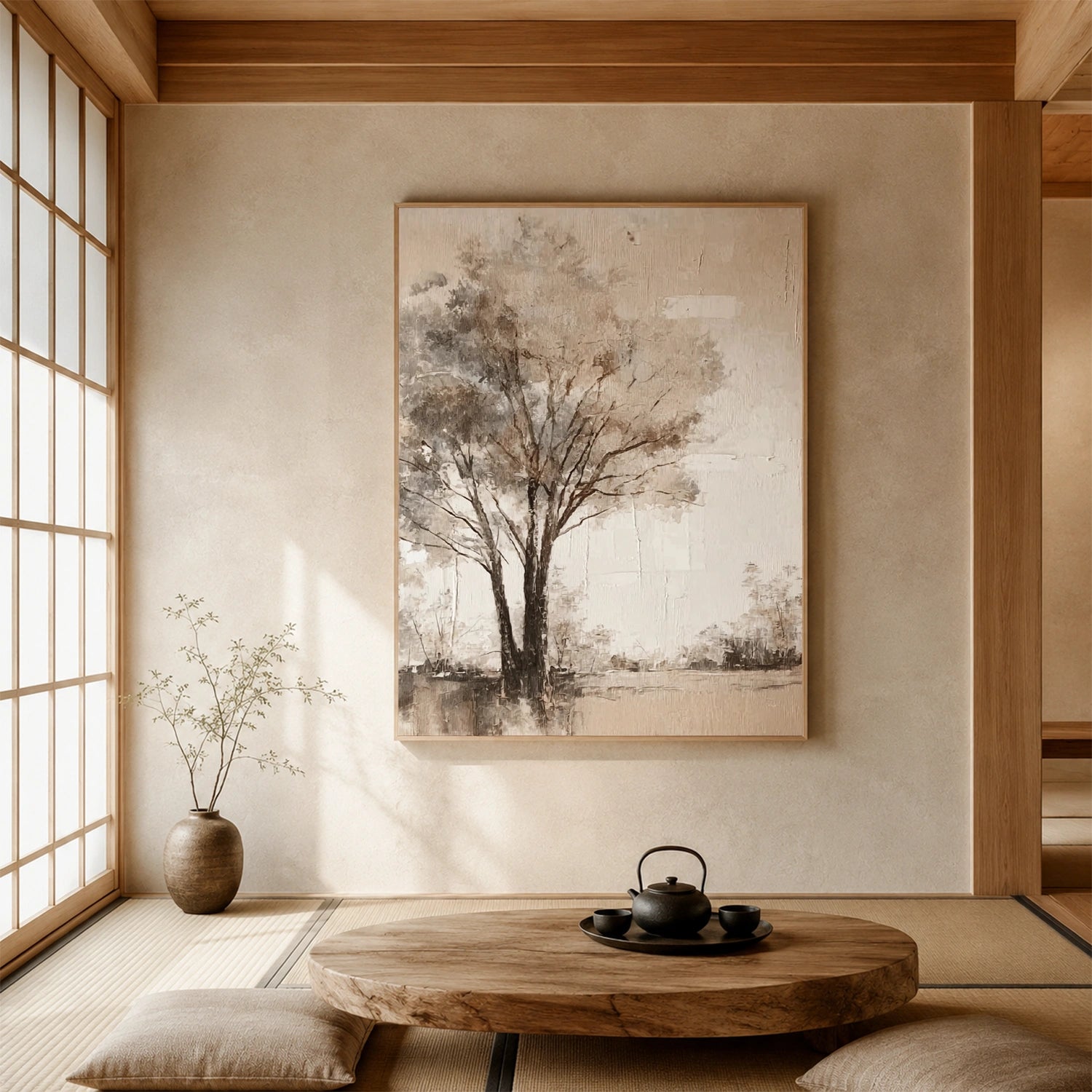 Abstract Tree Canvas Art #MF203