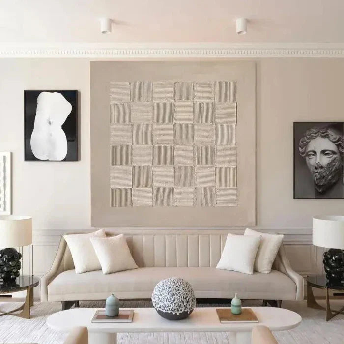 Wabi Sabi Textured Wall Art #VS014