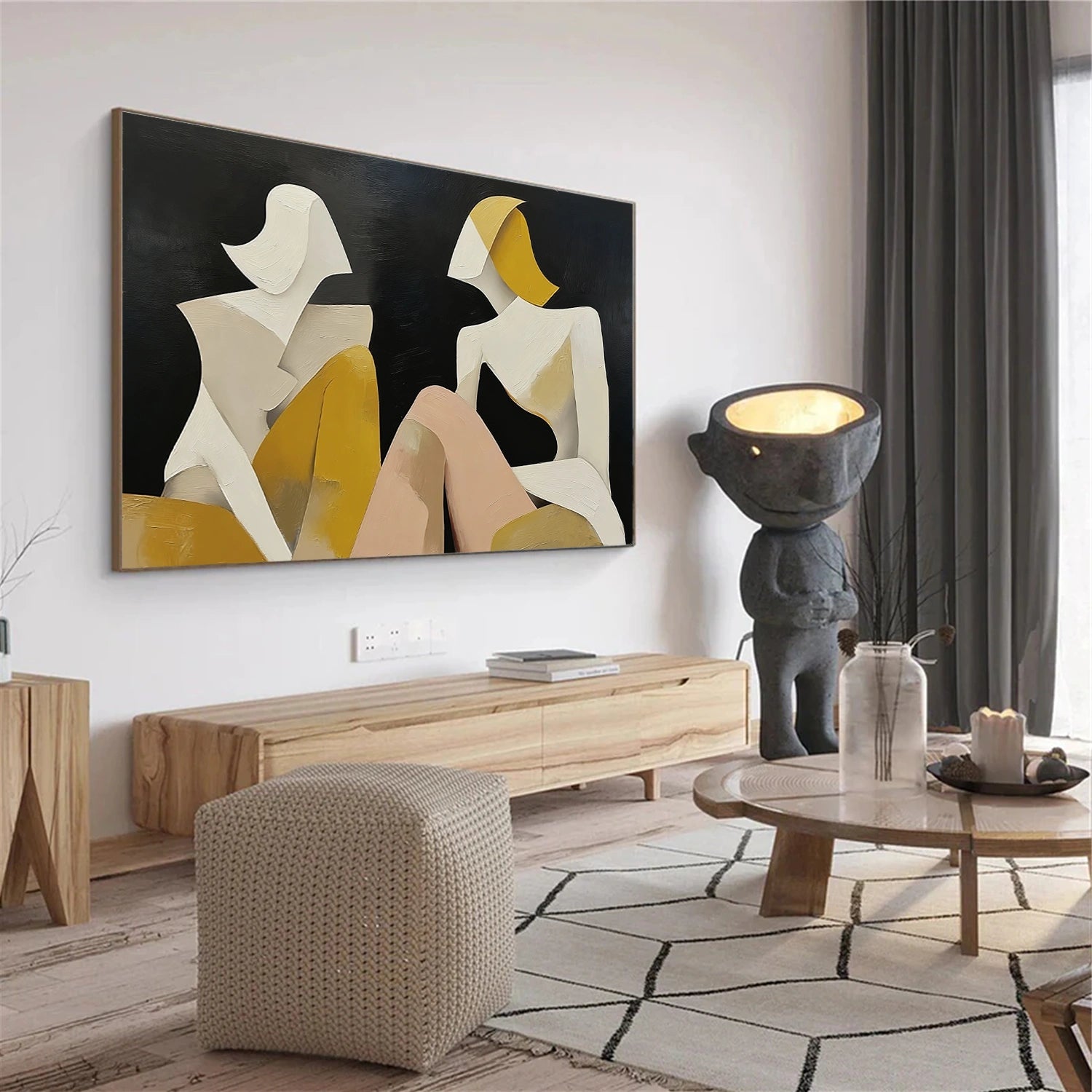 Abstract Portrait Wall Art # LA042