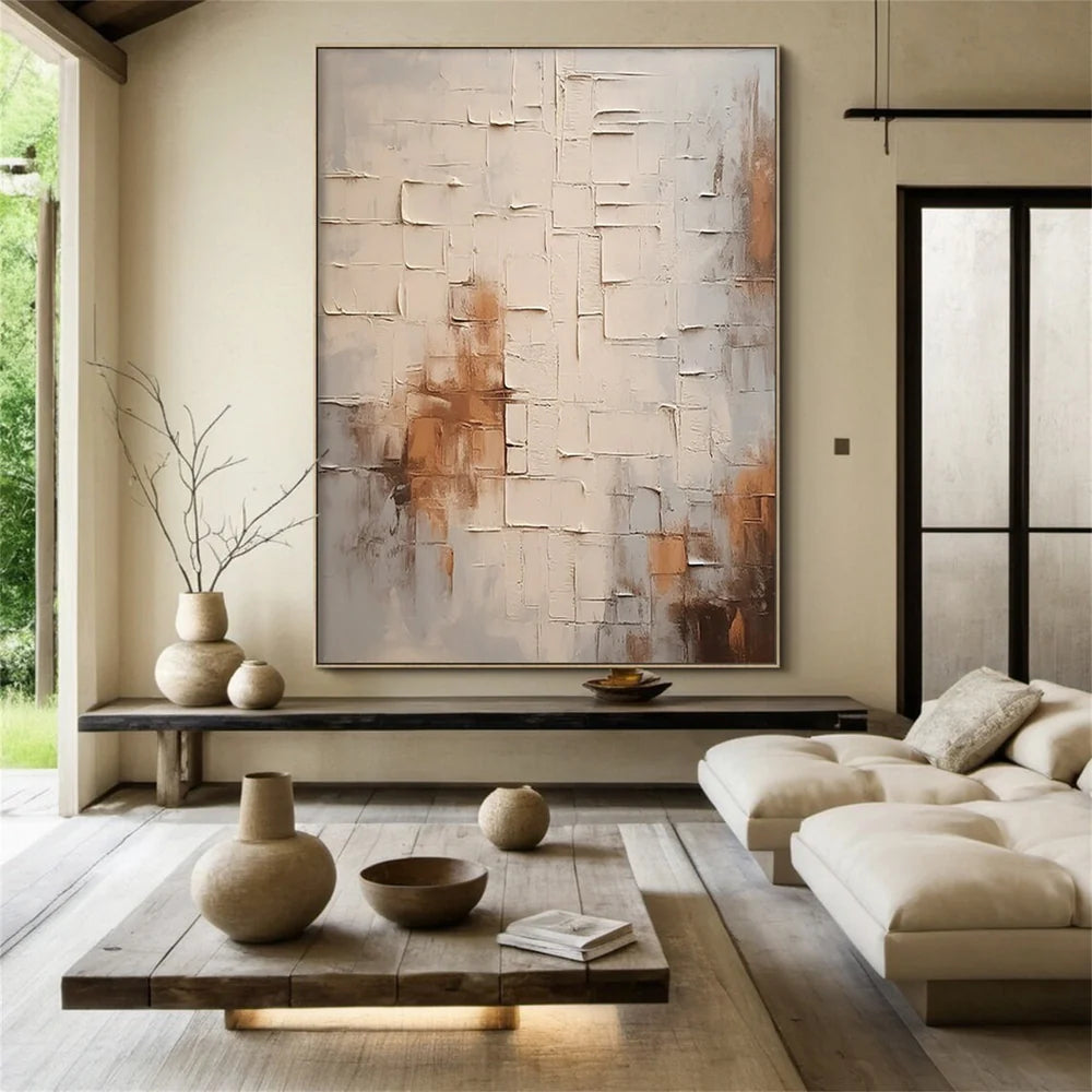Wabi Sabi Textured Wall Art #VS026