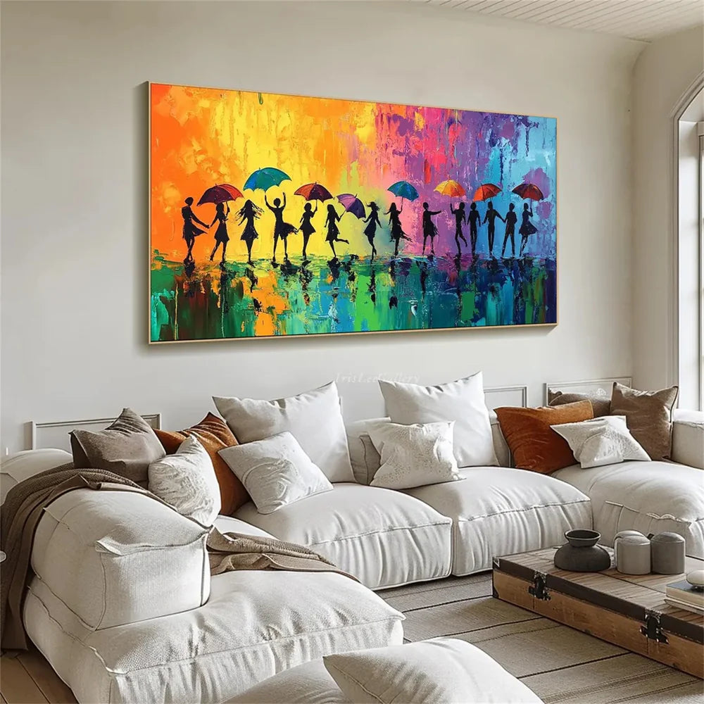 Colorful Abstract Portrait Wall Art # LA015