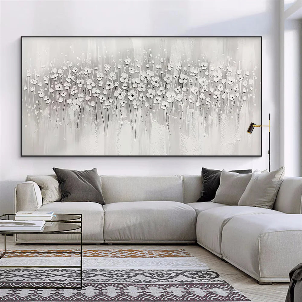 Minimalist Flower And Tree Canvas Art #MF073