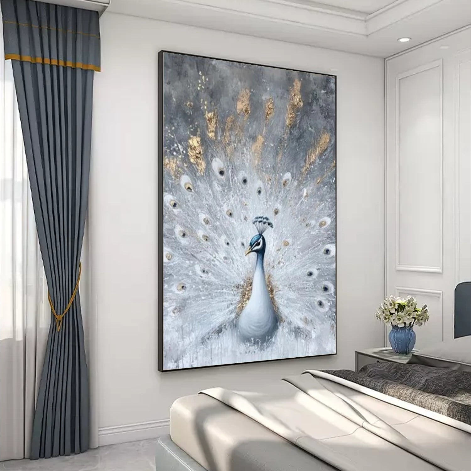 Abstract Animal Canvas Art #DW087