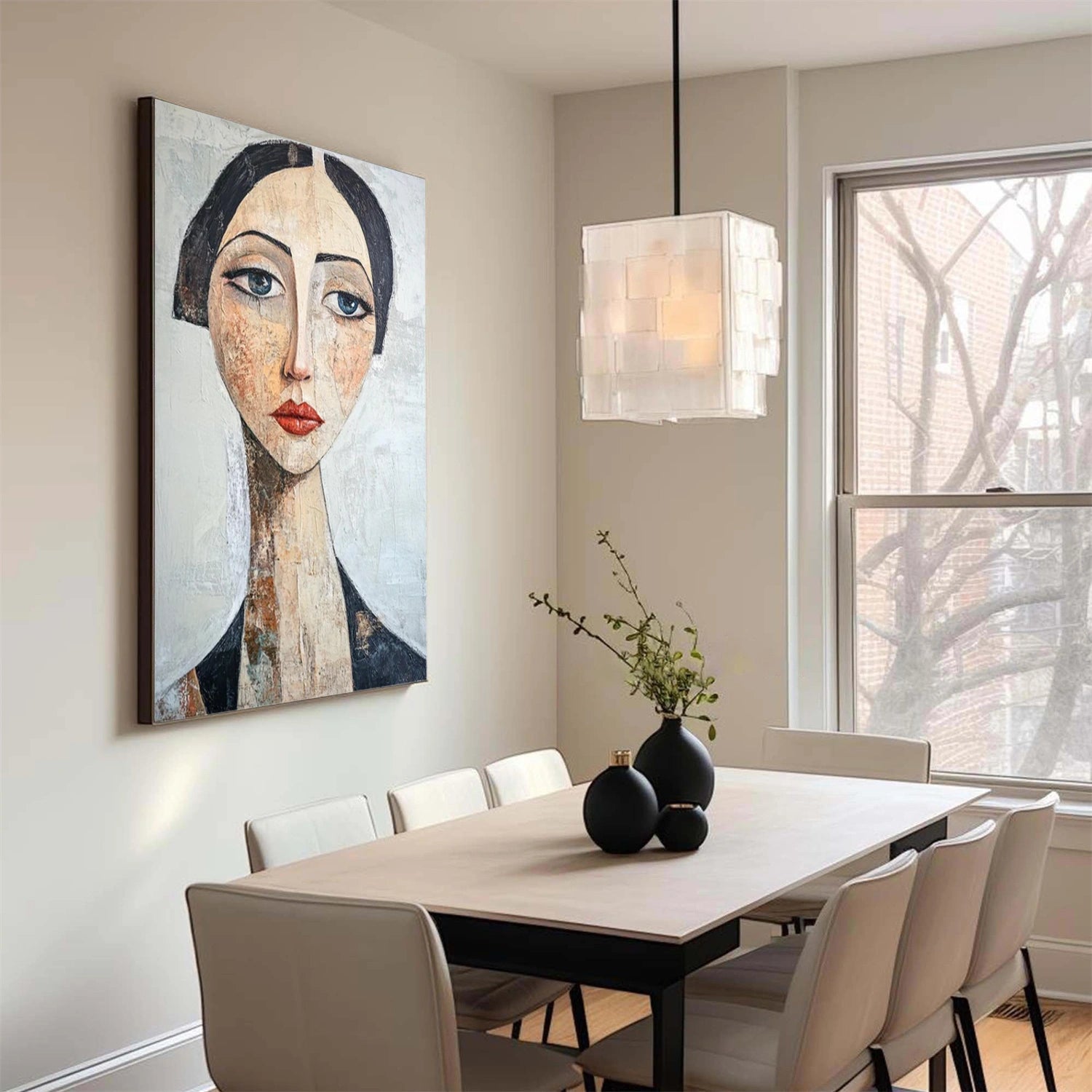 Abstract Portrait Wall Art #LA065