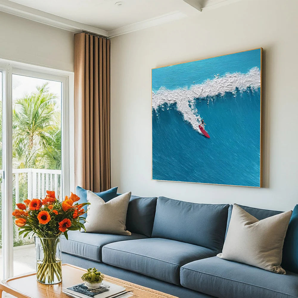 Surfing Sport Canvas Painting #PB019
