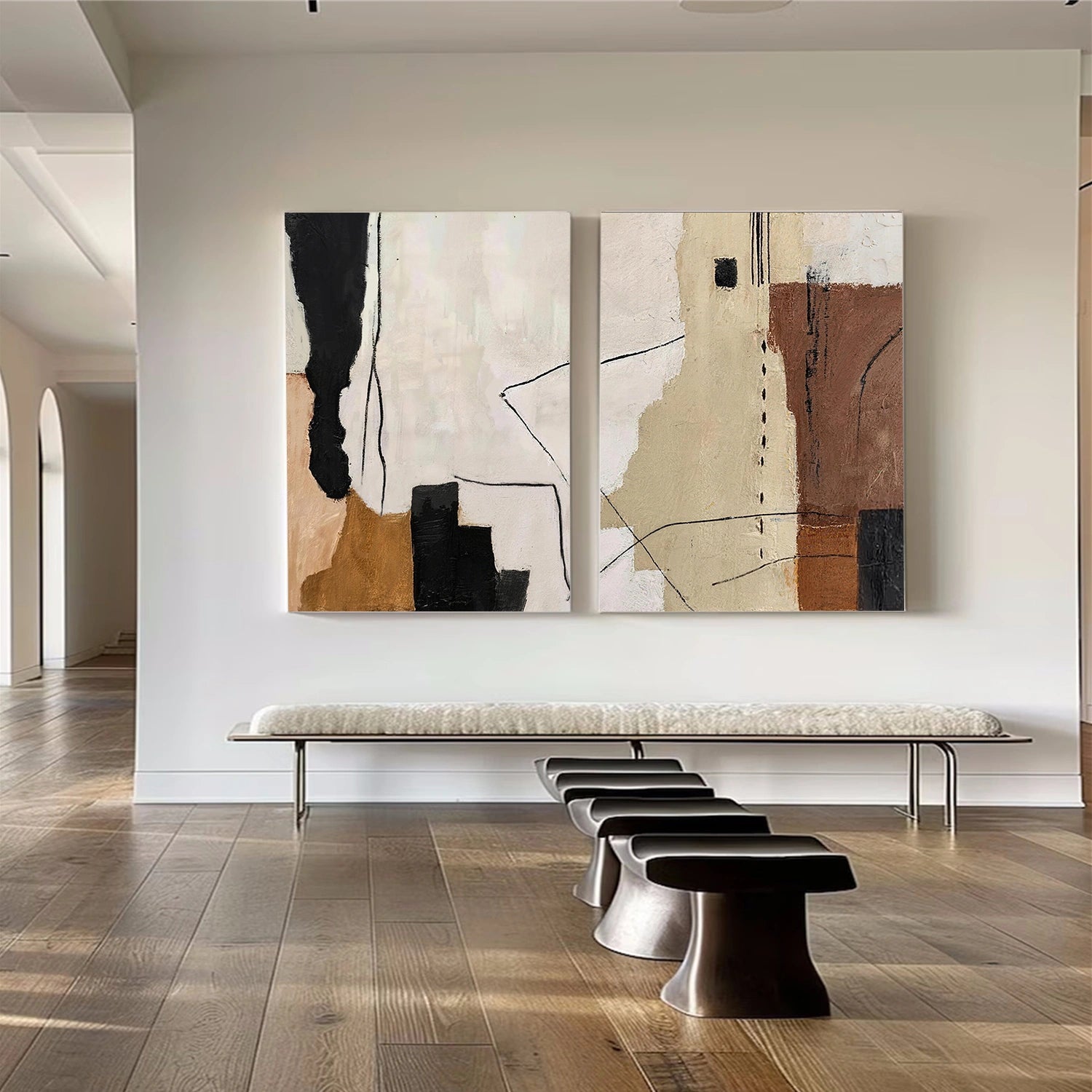 Abstract Wall Art Set of 2 #VA289