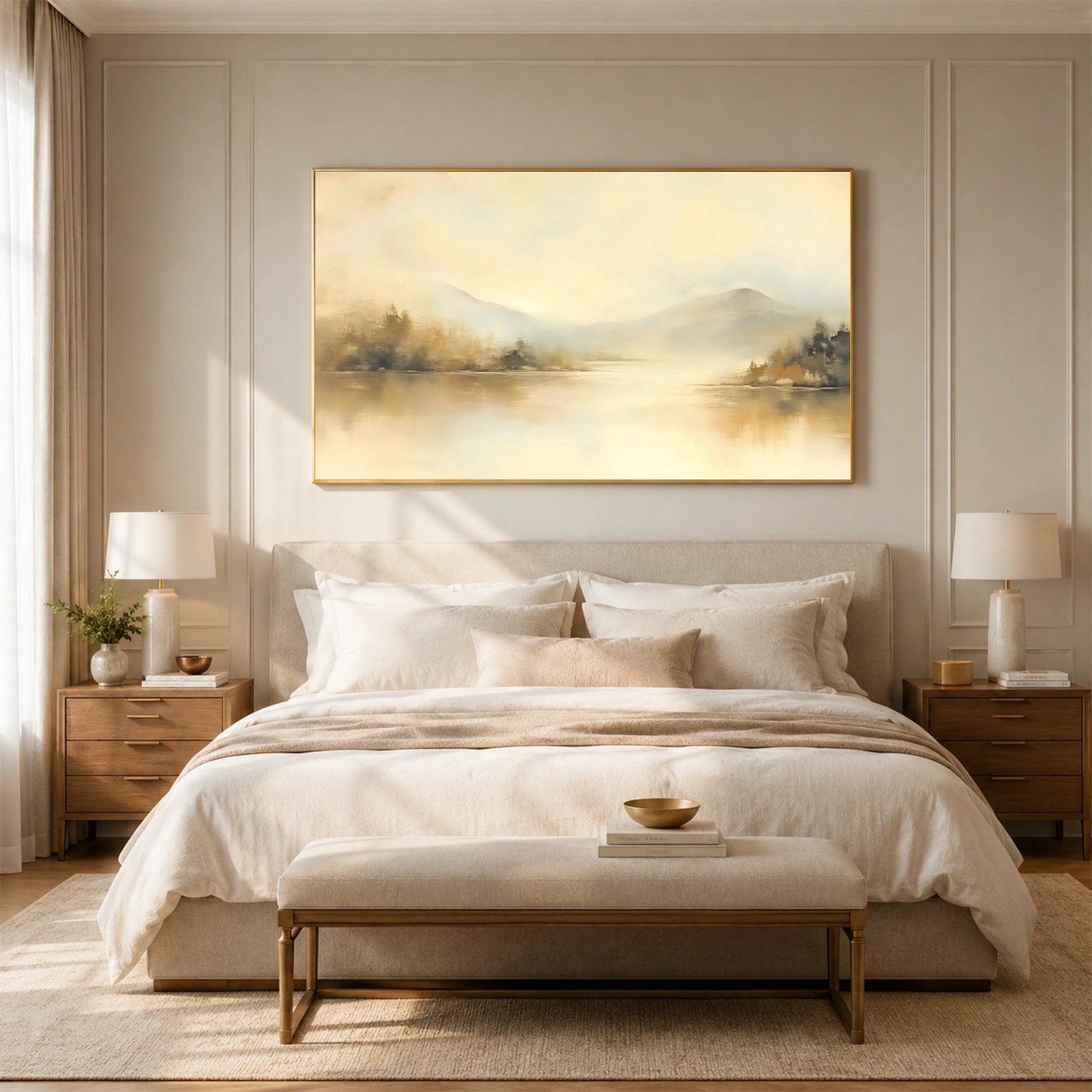 Abstract Mountain Canvas Art #BT103