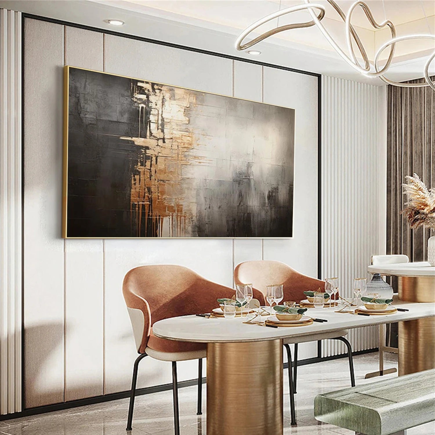 Abstract Textured Wall Art #VA241