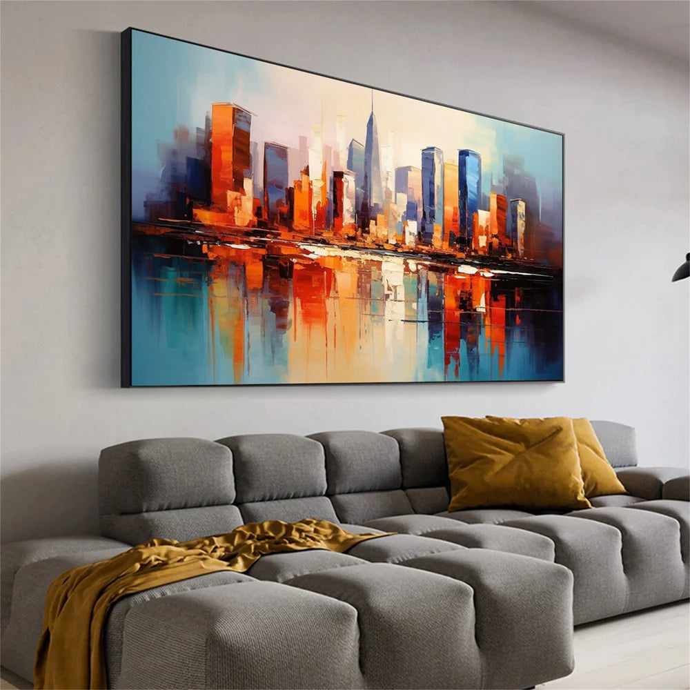 Abstract Urban Landscape Painting #UL013
