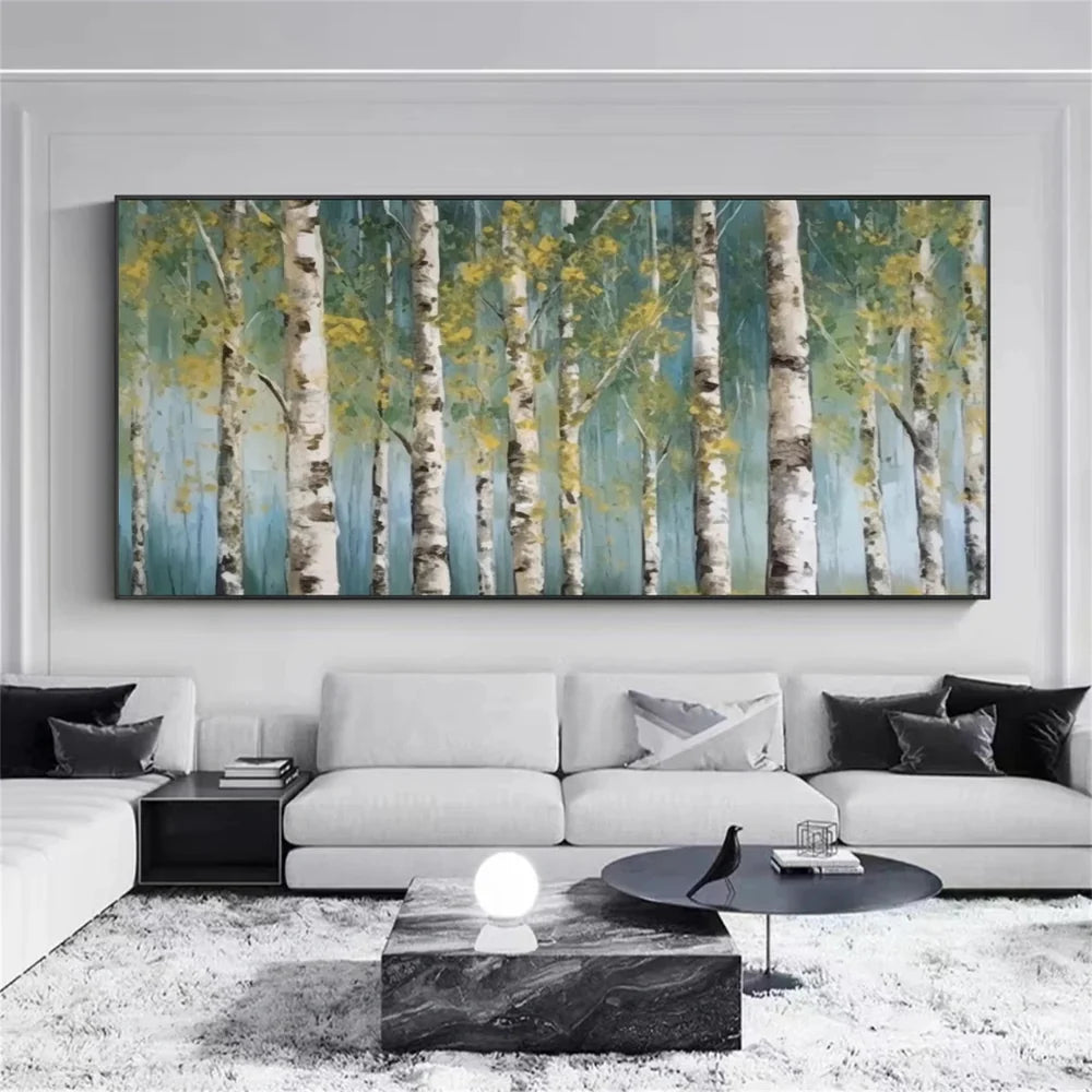 Abstract Flower And Tree Canvas Art #MF040