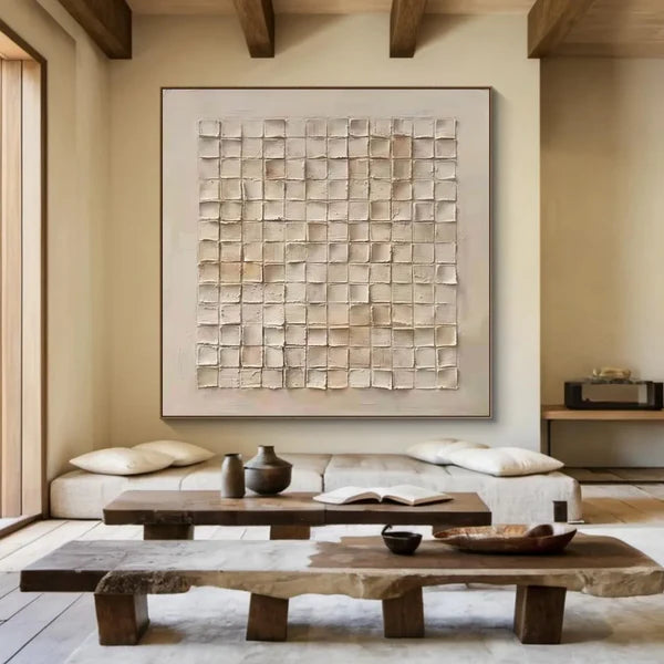 Wabi Sabi Textured Wall Art #VS060