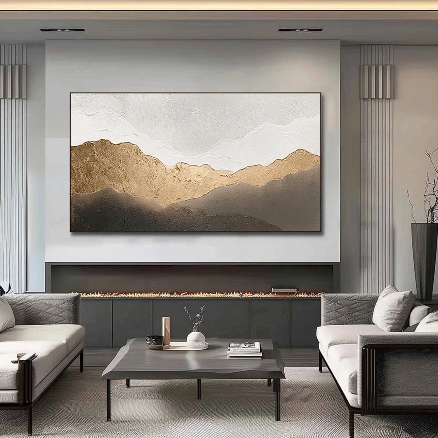 Minimalist Textured Canvas Art #WM155